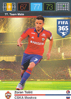 Zoran Tosic CSKA Moscow 2015 FIFA 365 #77